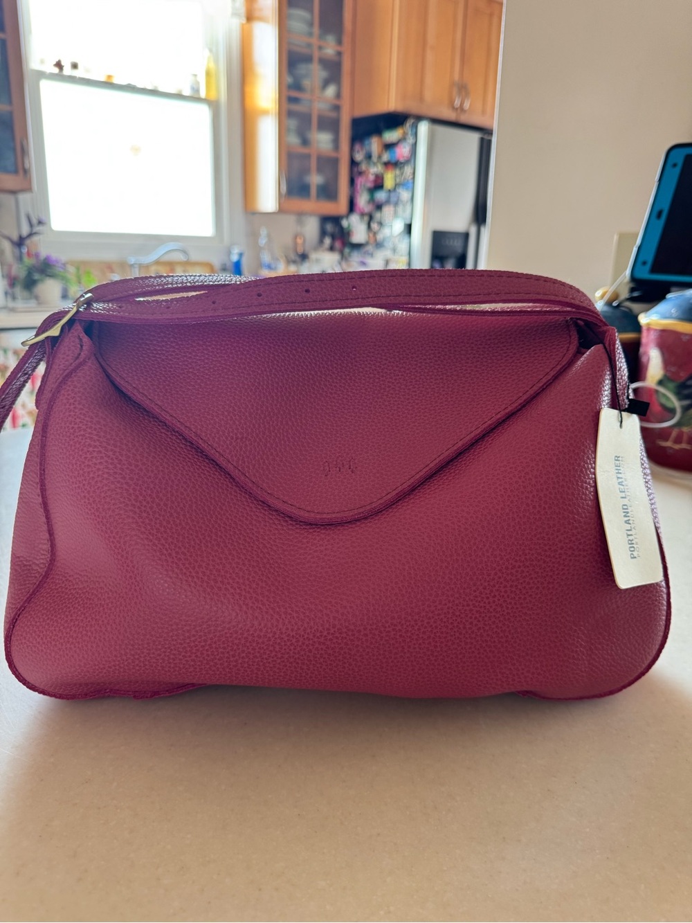 Portland Leather Goods Wild Rose Pebbled Leather Neruda - Picture 4 of 4
